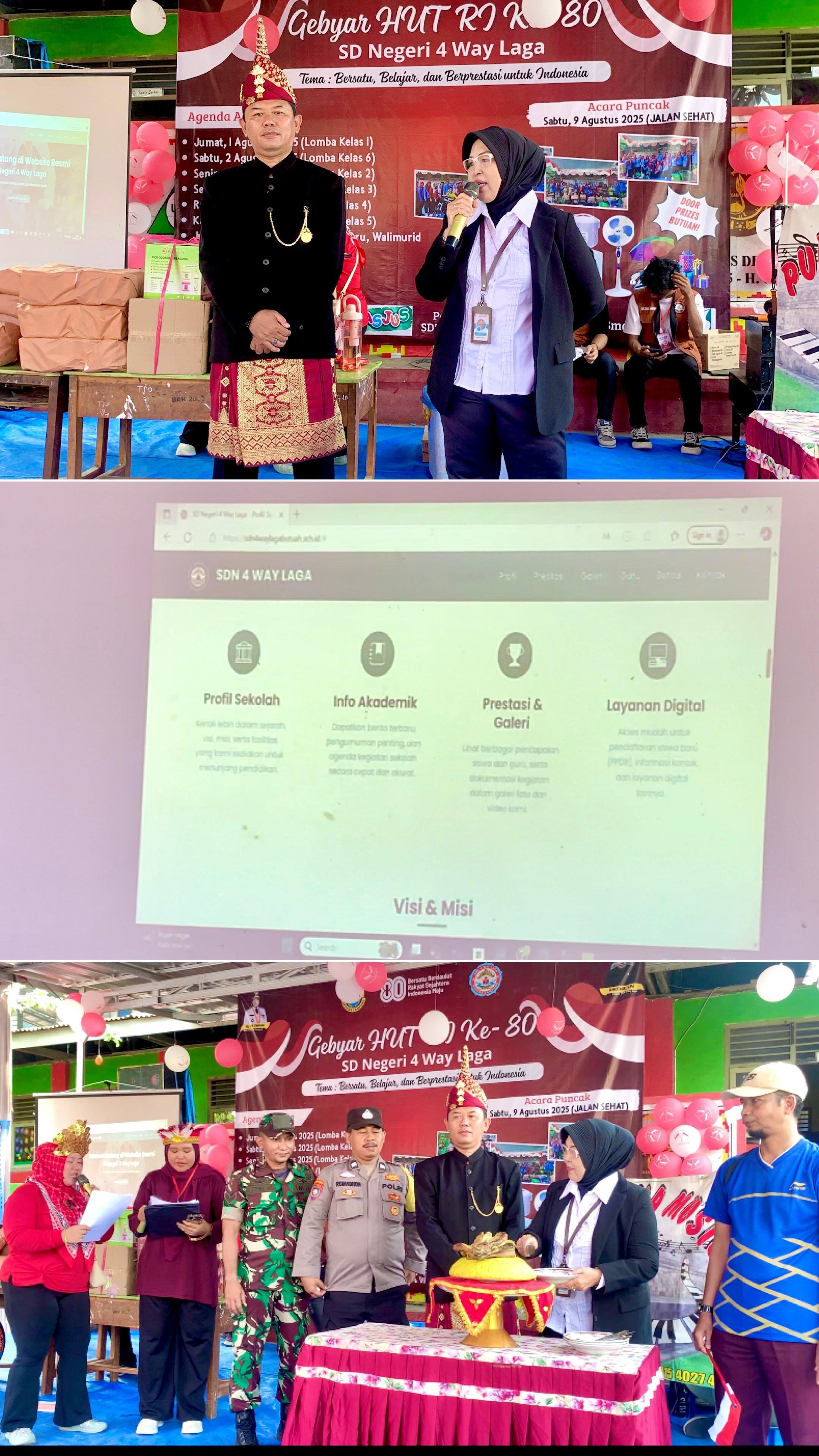 Gambar Berita: Pengawas Pendamping SD Kecamatan Panjang dra.Hj.Erdiana,M.Pd Resmikan web sdn4waylagabutuah.sch.id