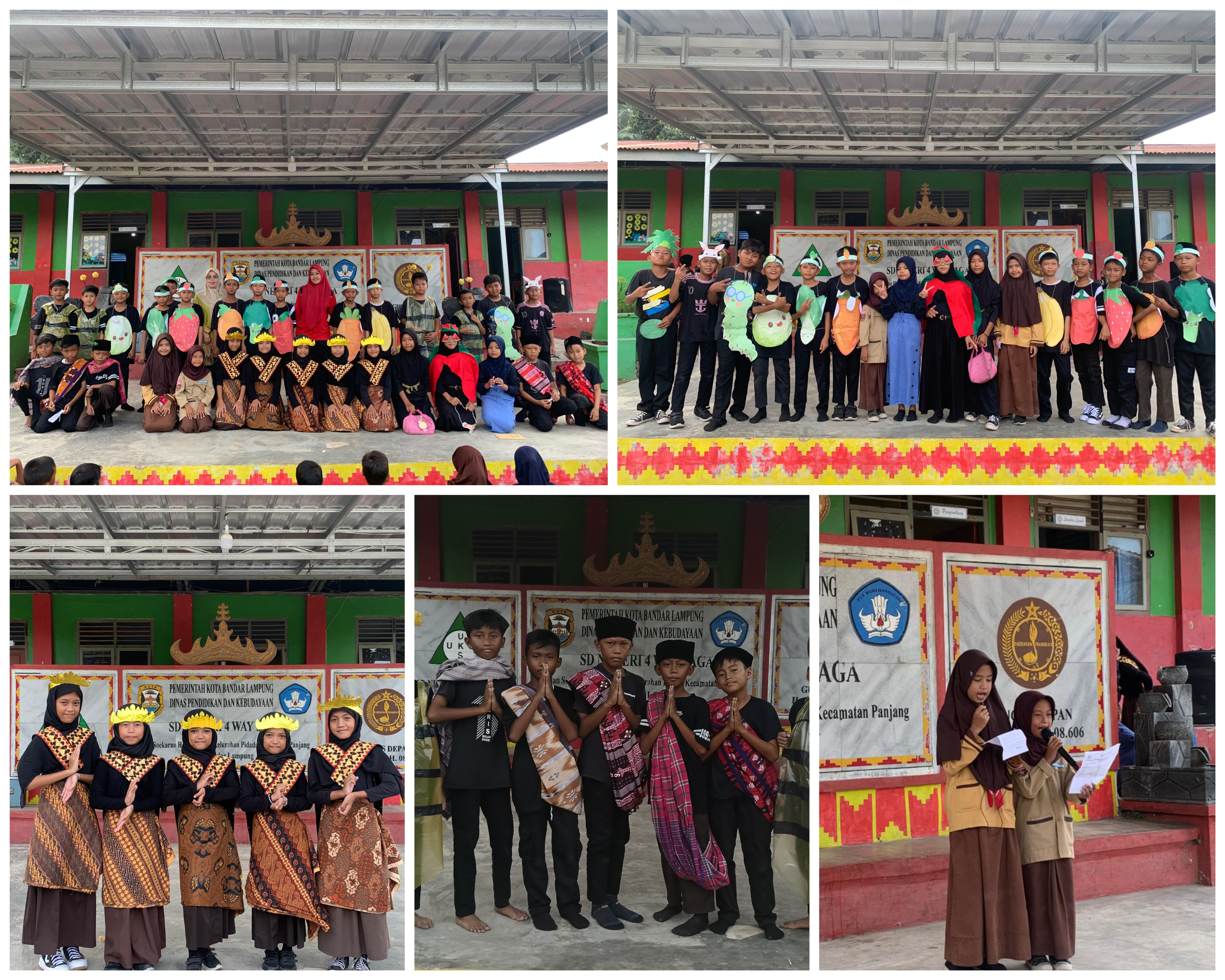 Gambar Berita: Memukau Panggung Butuah SDN 4 Way Laga Melalui Ajang Pentas Seni Jumat Kelas  5A