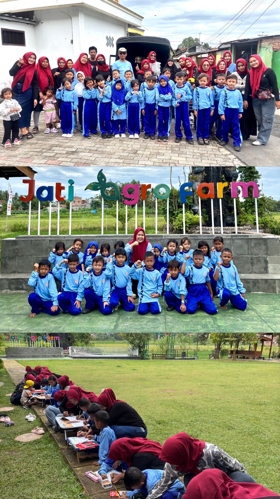 Gambar Berita: Kegiatan OUNTING CLASS 1B SDN 4 WAY LAGA Di Taman Wisata Jati Agro