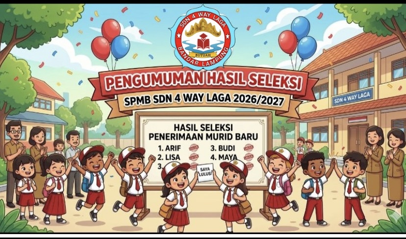 Gambar Berita: Resmi Diumumkan! 55 Calon Siswa Dinyatakan Lulus SPMB SDN 4 Way Laga Tahun 2026/2027