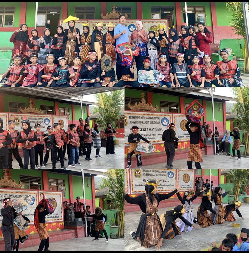 Gambar Berita: Pentas Seni Rutin Hari Jumat Meriahkan Suasana di Lapangan SDN 4 Way Laga