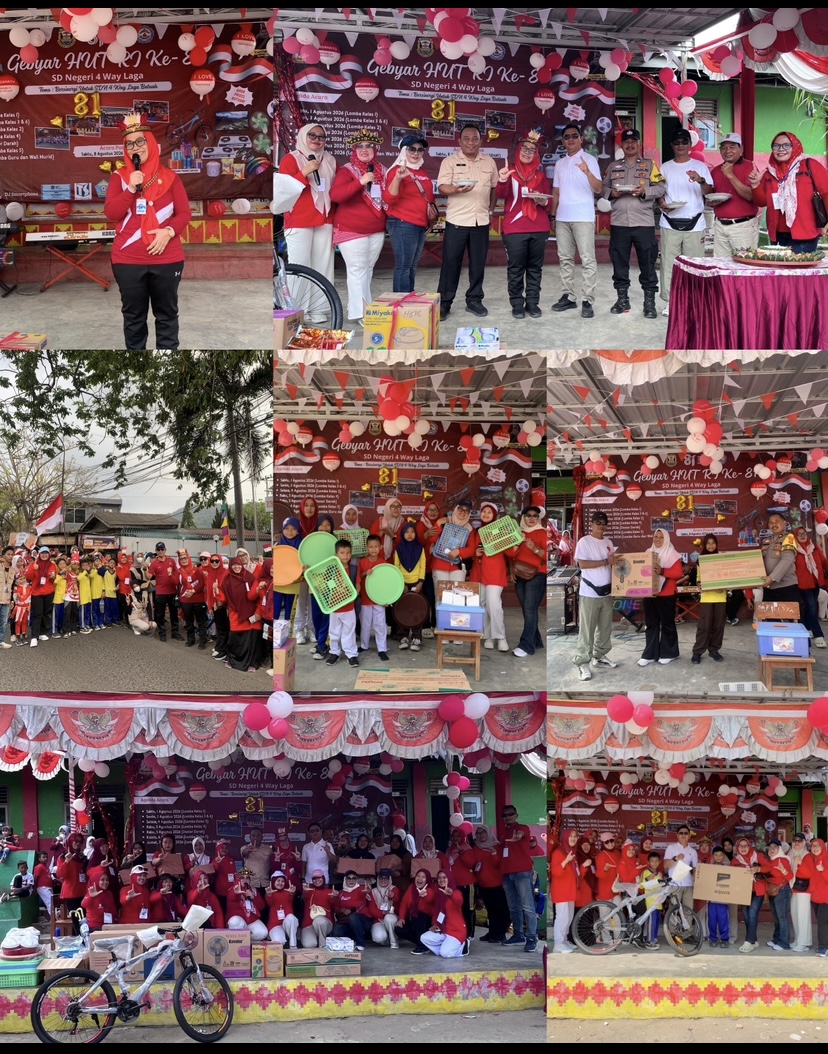 Gambar Berita: Semarak HUT RI ke-81, SDN 4 Way Laga Gelar Jalan Sehat dan Dengan Puluhan Doorprize Menarik